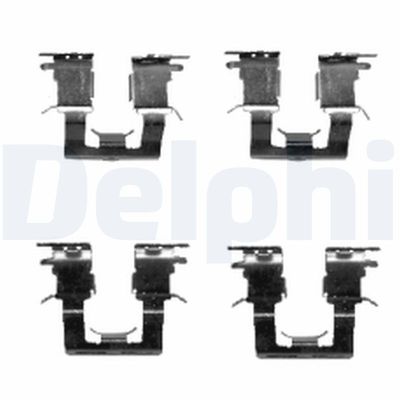 Accessory Kit, disc brake pad DELPHI LX0388