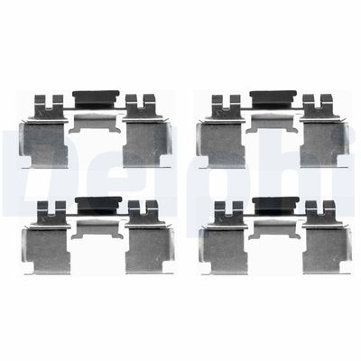 Accessory Kit, disc brake pad DELPHI LX0389