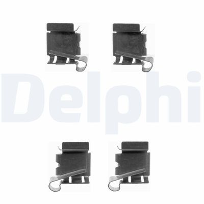 Accessory Kit, disc brake pad DELPHI LX0390