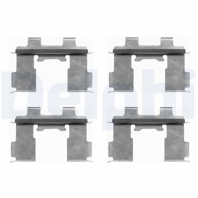 Accessory Kit, disc brake pad DELPHI LX0392