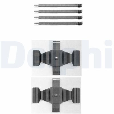 Accessory Kit, disc brake pad DELPHI LX0398