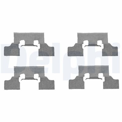 Accessory Kit, disc brake pad DELPHI LX0401