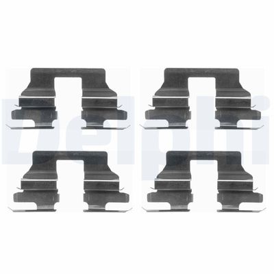 Accessory Kit, disc brake pad DELPHI LX0404
