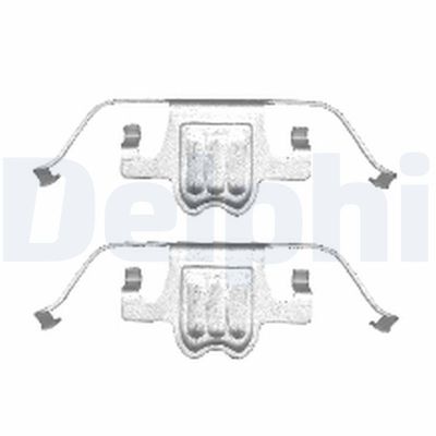 Accessory Kit, disc brake pad DELPHI LX0406
