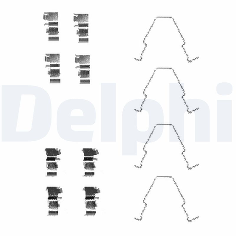 DELPHI LX0414 Accessory Kit, disc brake pad