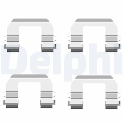 Accessory Kit, disc brake pad DELPHI LX0415