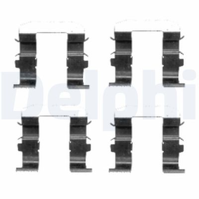 Accessory Kit, disc brake pad DELPHI LX0418