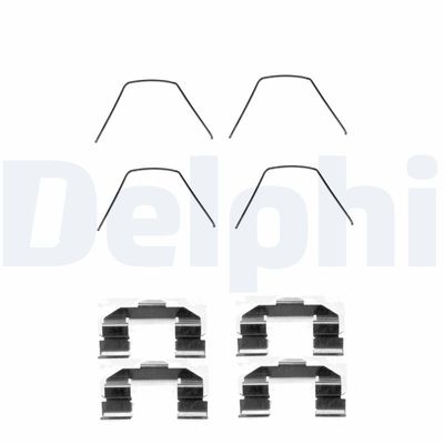 Accessory Kit, disc brake pad DELPHI LX0421