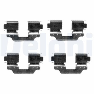 Accessory Kit, disc brake pad DELPHI LX0424