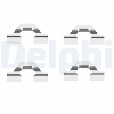 Accessory Kit, disc brake pad DELPHI LX0430