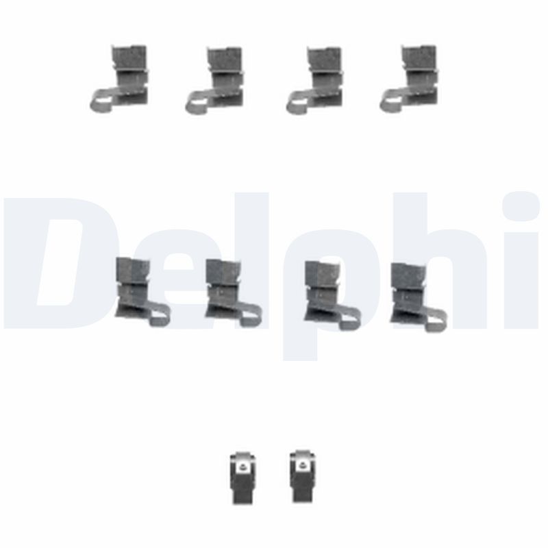 DELPHI LX0432 Accessory Kit, disc brake pad