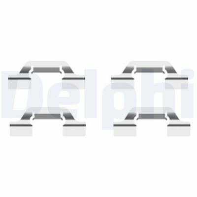 Accessory Kit, disc brake pad DELPHI LX0438