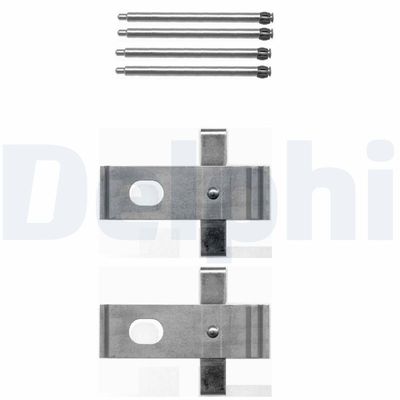 Accessory Kit, disc brake pad DELPHI LX0443
