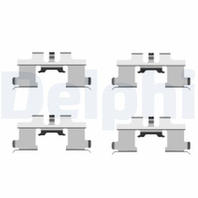 Accessory Kit, disc brake pad DELPHI LX0444