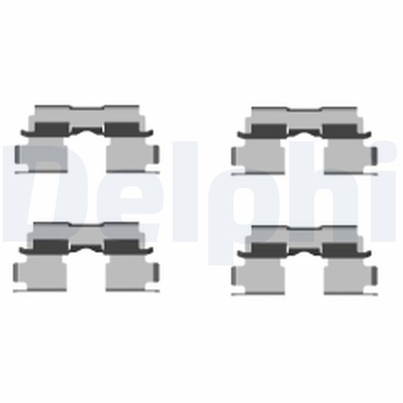 DELPHI LX0451 Accessory Kit, disc brake pad