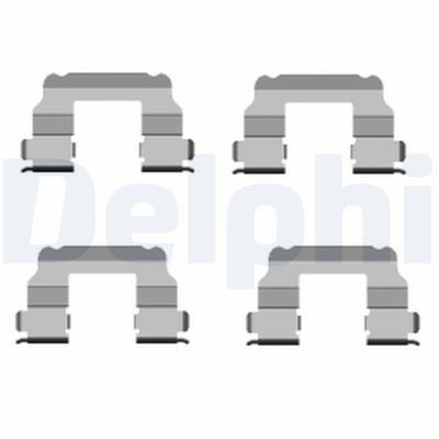 Accessory Kit, disc brake pad DELPHI LX0456