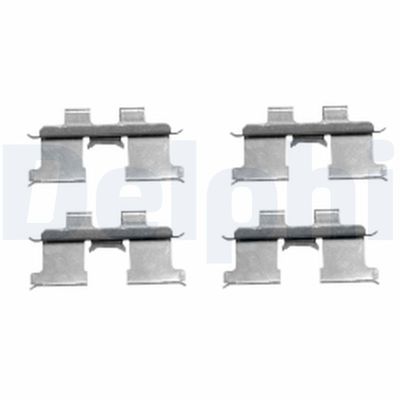Accessory Kit, disc brake pad DELPHI LX0467