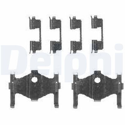 Accessory Kit, disc brake pad DELPHI LX0471