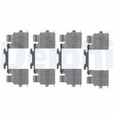 Accessory Kit, disc brake pad DELPHI LX0476