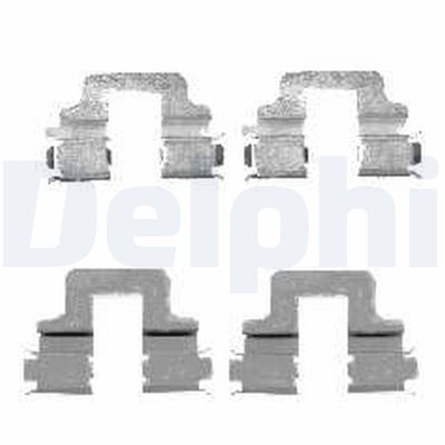 Accessory Kit, disc brake pad DELPHI LX0480
