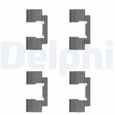 Accessory Kit, disc brake pad DELPHI LX0481