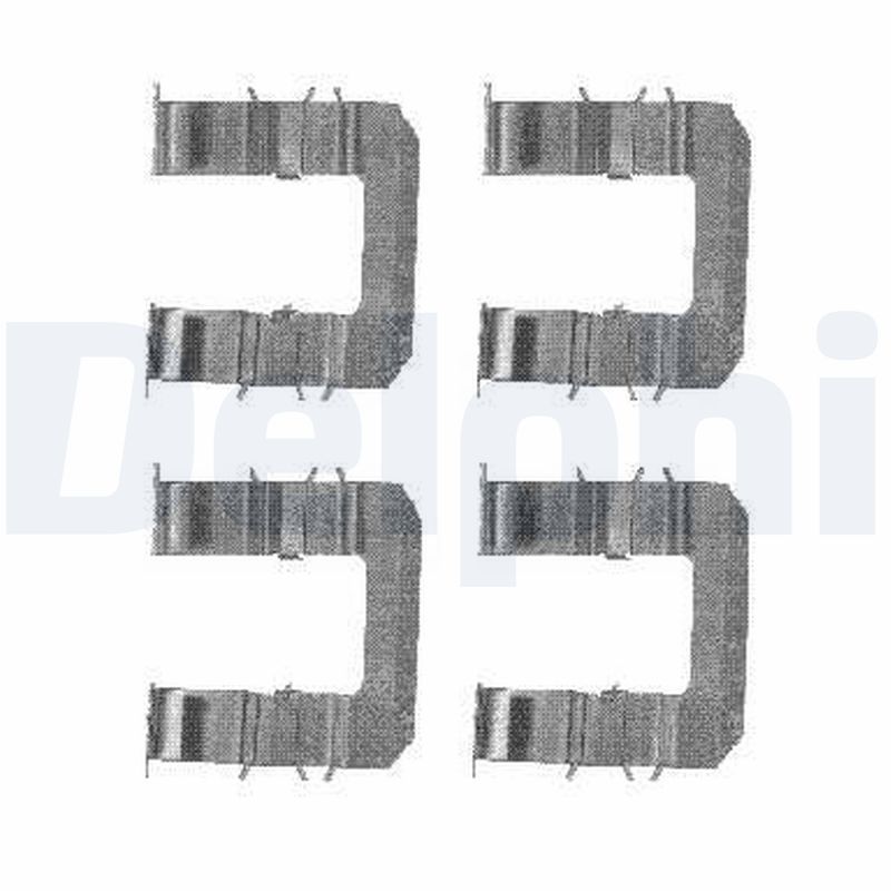 DELPHI LX0483 Accessory Kit, disc brake pad