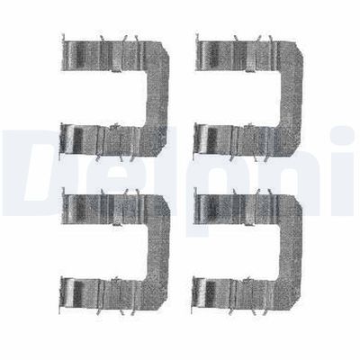 Accessory Kit, disc brake pad DELPHI LX0483