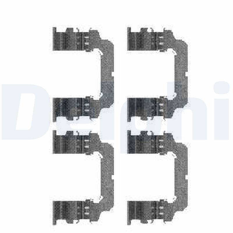 DELPHI LX0484 Accessory Kit, disc brake pad