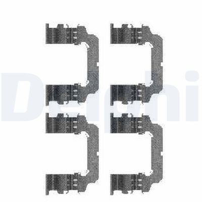 Accessory Kit, disc brake pad DELPHI LX0484