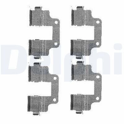 Accessory Kit, disc brake pad DELPHI LX0485
