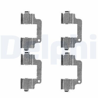 Accessory Kit, disc brake pad DELPHI LX0486
