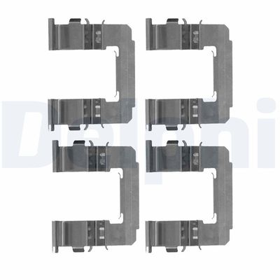 Accessory Kit, disc brake pad DELPHI LX0487