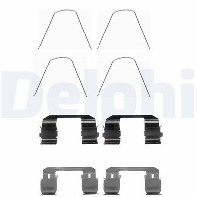 Accessory Kit, disc brake pad DELPHI LX0488