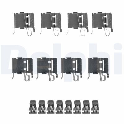 Accessory Kit, disc brake pad DELPHI LX0491