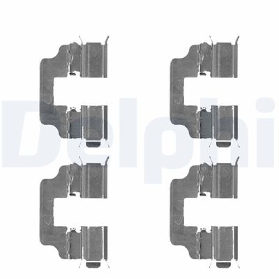 Accessory Kit, disc brake pad DELPHI LX0493