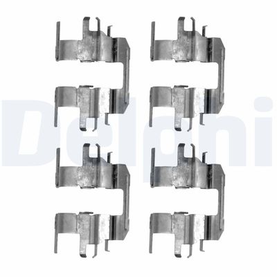 Accessory Kit, disc brake pad DELPHI LX0496