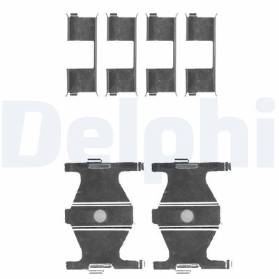 Accessory Kit, disc brake pad DELPHI LX0497