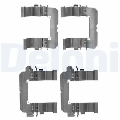 Accessory Kit, disc brake pad DELPHI LX0498