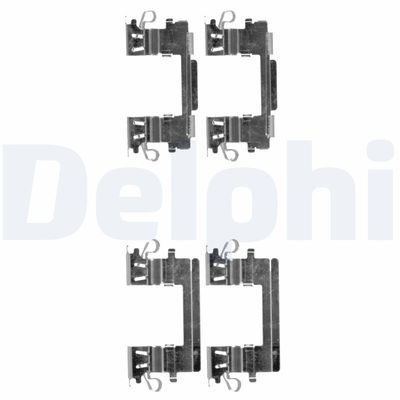 Accessory Kit, disc brake pad DELPHI LX0499