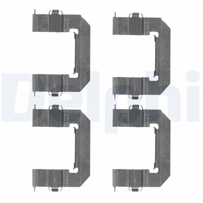 Accessory Kit, disc brake pad DELPHI LX0501