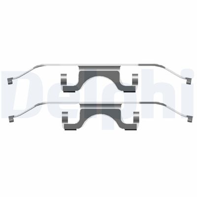 Accessory Kit, disc brake pad DELPHI LX0503