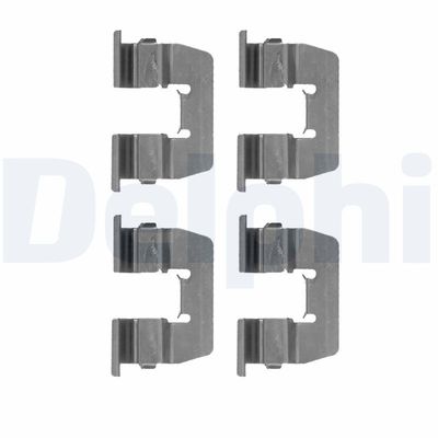 Accessory Kit, disc brake pad DELPHI LX0511