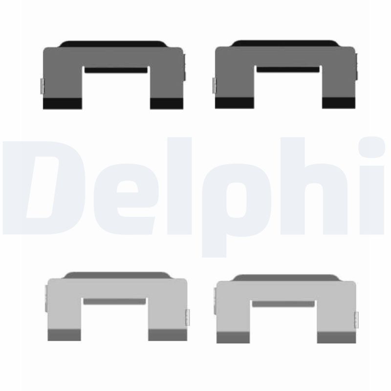 DELPHI LX0517 Accessory Kit, disc brake pad