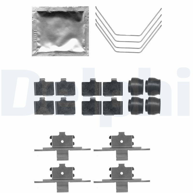 DELPHI LX0521 Accessory Kit, disc brake pad