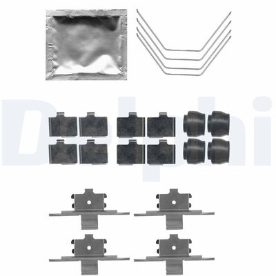 Accessory Kit, disc brake pad DELPHI LX0521
