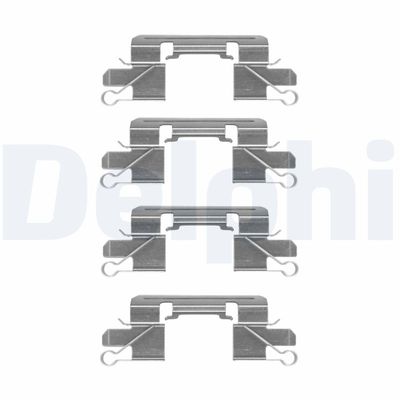 Accessory Kit, disc brake pad DELPHI LX0528