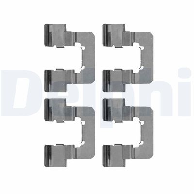 Accessory Kit, disc brake pad DELPHI LX0534