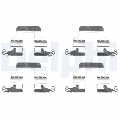 Accessory Kit, disc brake pad DELPHI LX0541