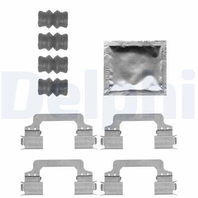 Accessory Kit, disc brake pad DELPHI LX0553