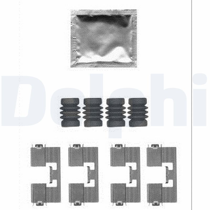 DELPHI LX0558 Accessory Kit, disc brake pad